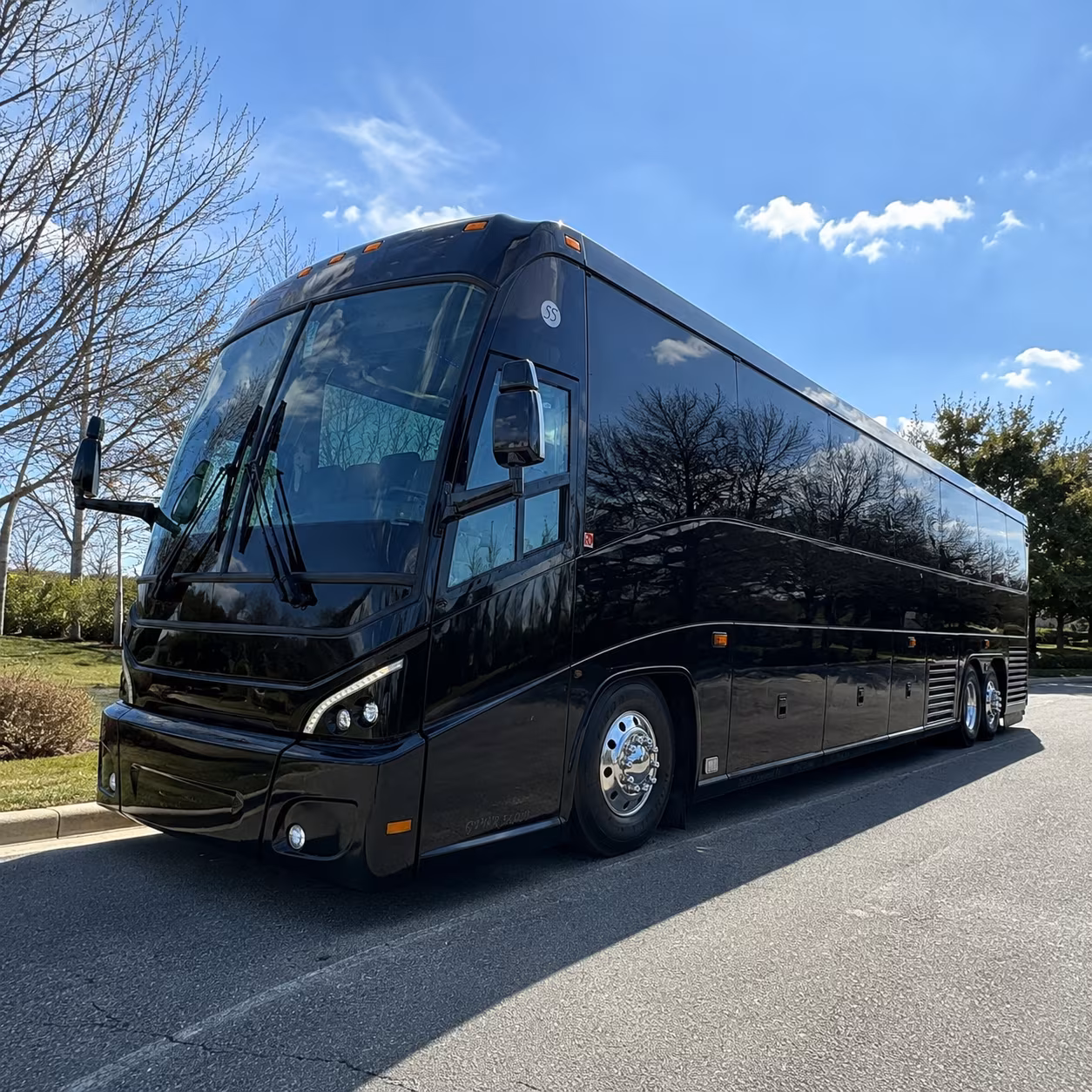 charter bus shuttles to fairchild air force base from spokane