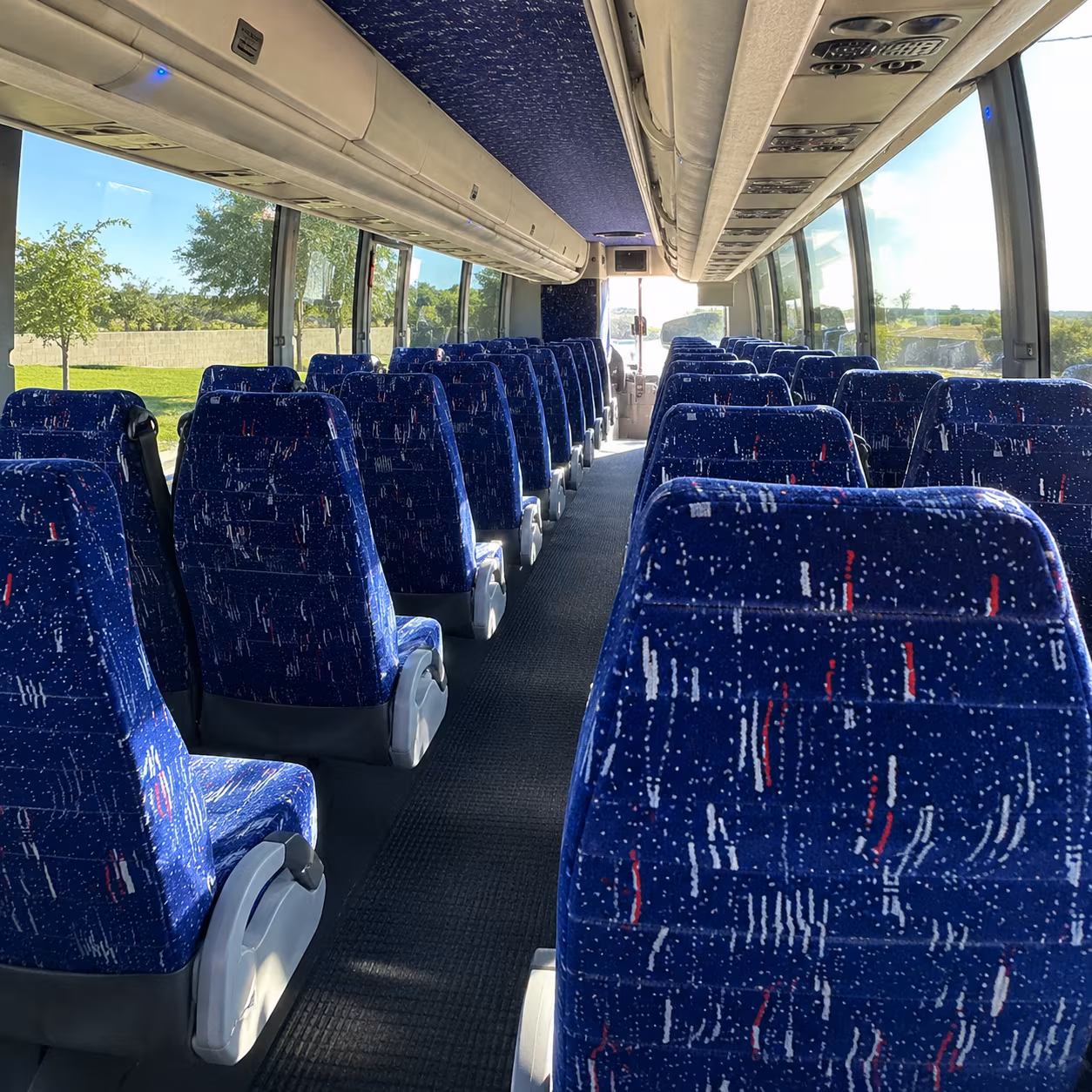 spokane concert transportation onboard seating