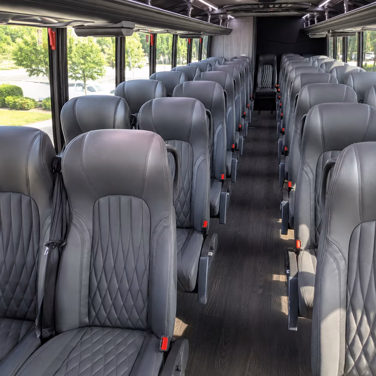spokane long distance transportation onboard seating