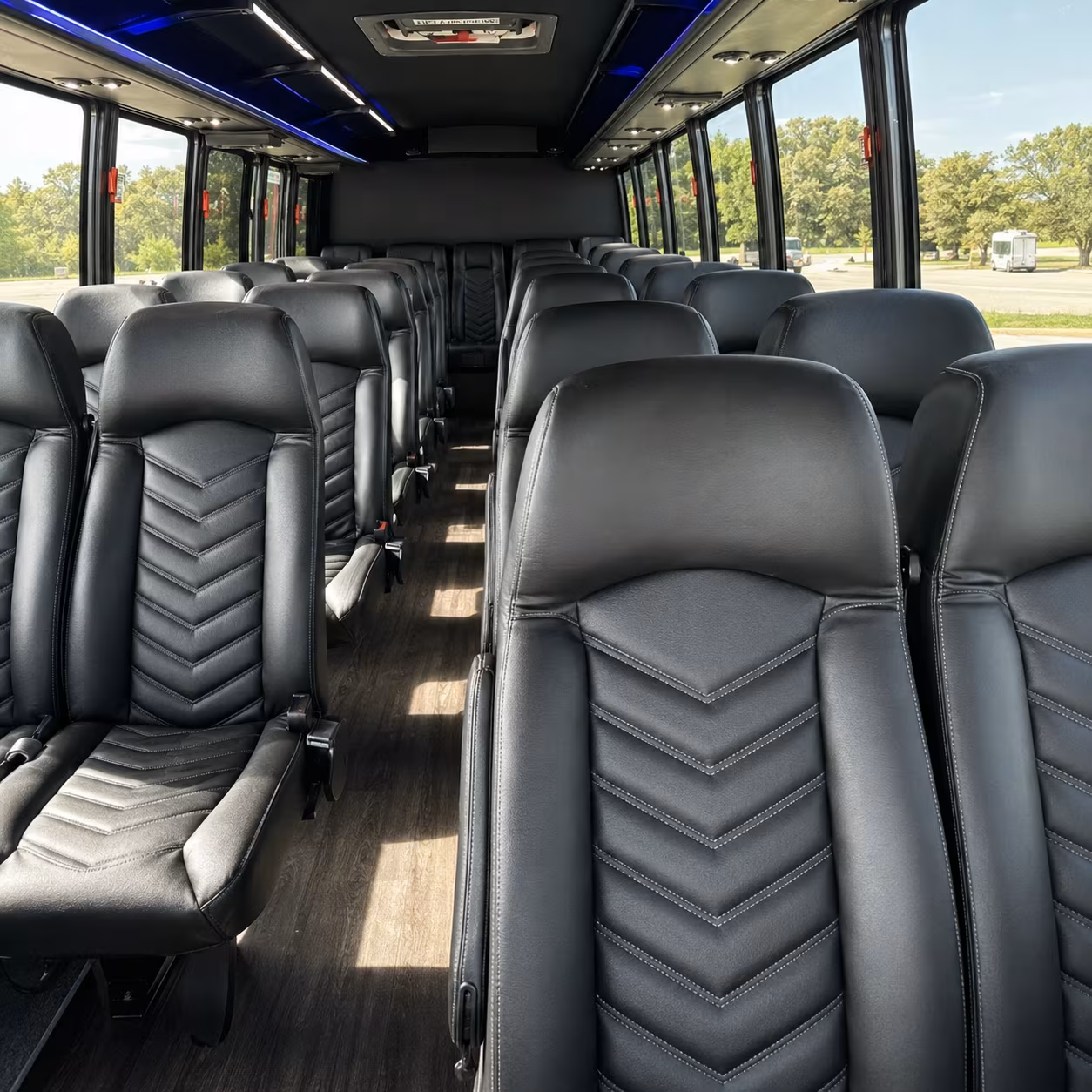 spokane religious group transportation onboard seating